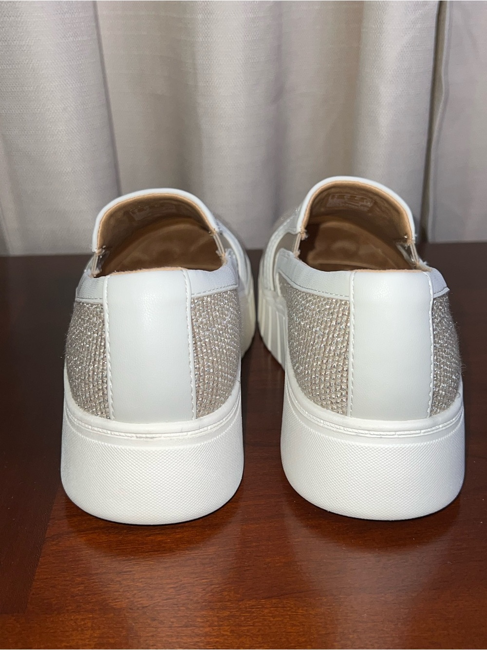 NWOB CLARKS Mykah Shine Metallic Slip-On Sneakers - Picture 10 of 14